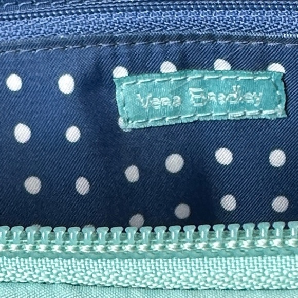 Vera Bradley Daisy Dot Paisley Continental Wallet RFID Zip Around Designer EUC - Picture 13 of 16